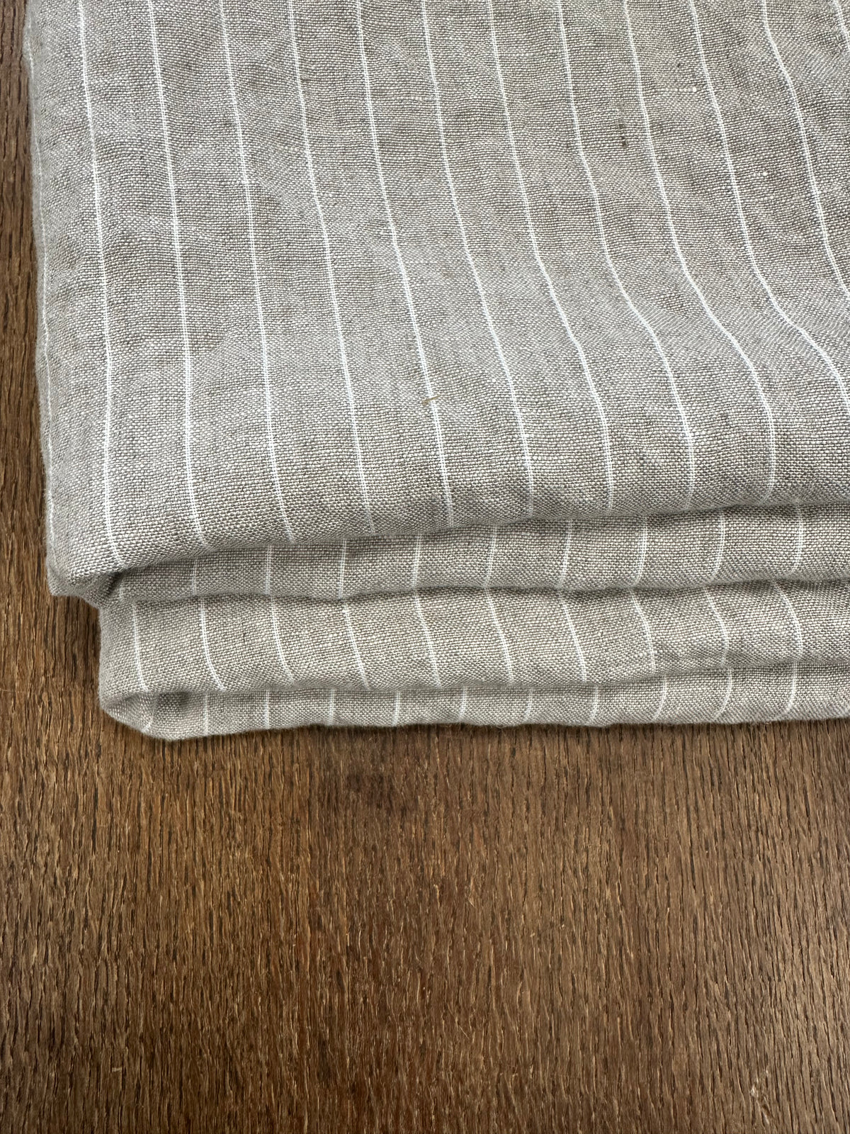 Striped Linen Scarf for Men