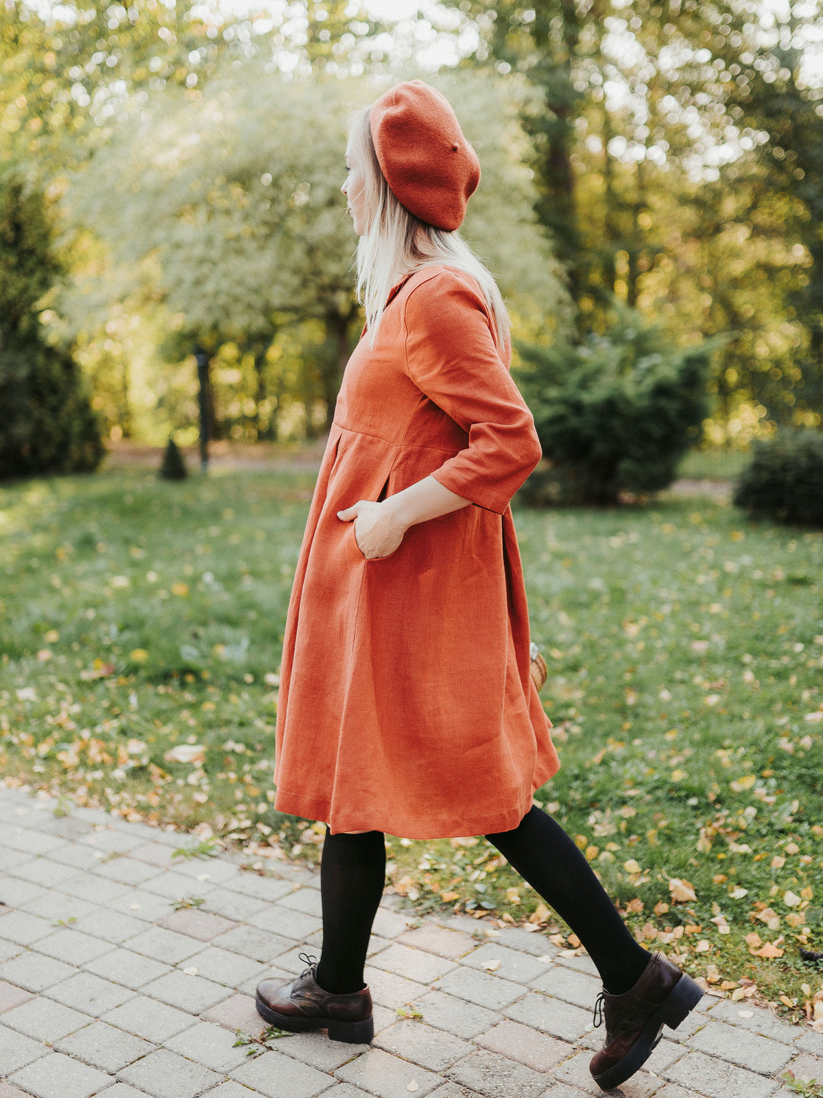 Roolee linen hot sale dress