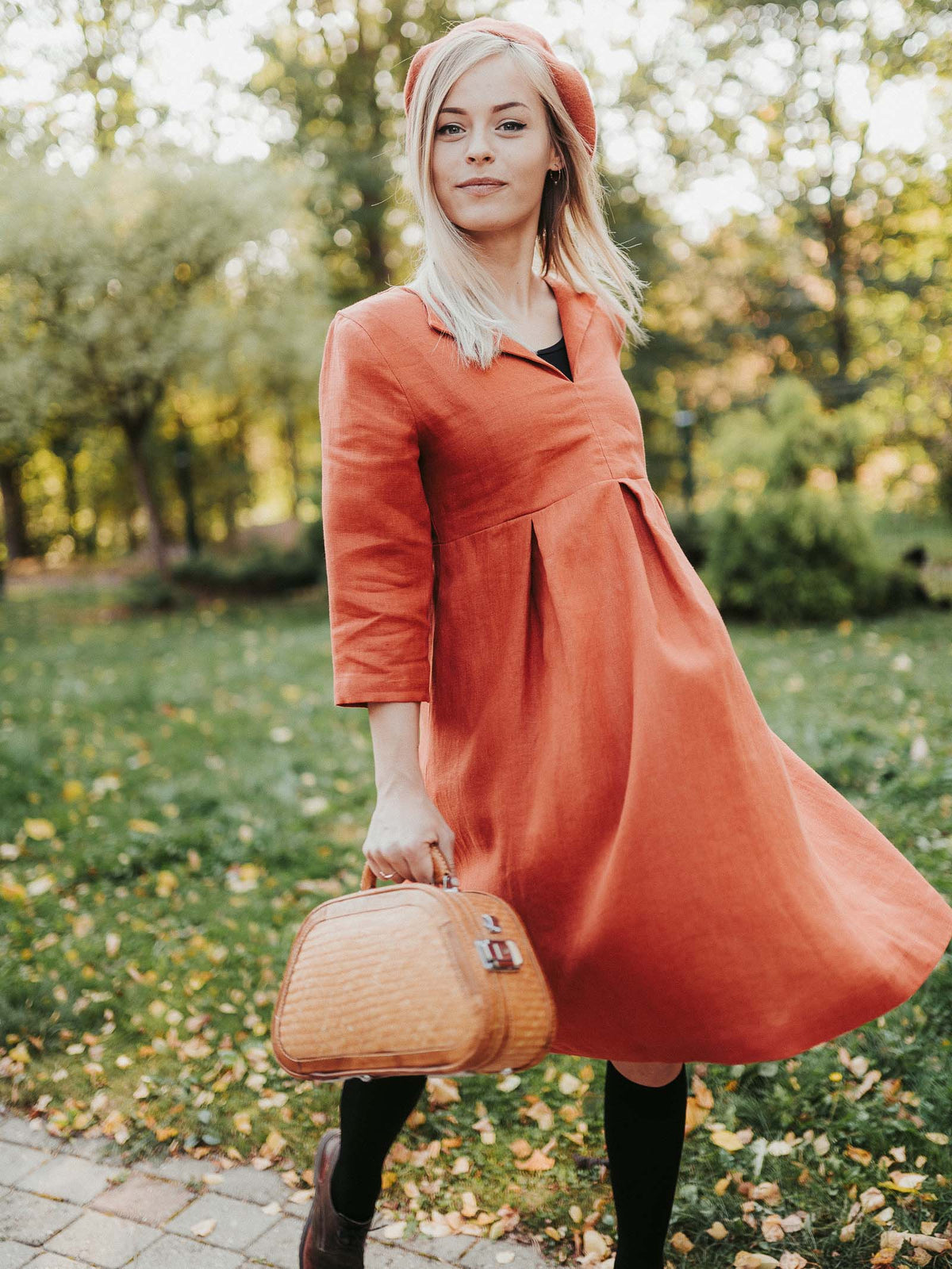 Linen Dress &#39;Beckie&#39;, Linen Dress for Women