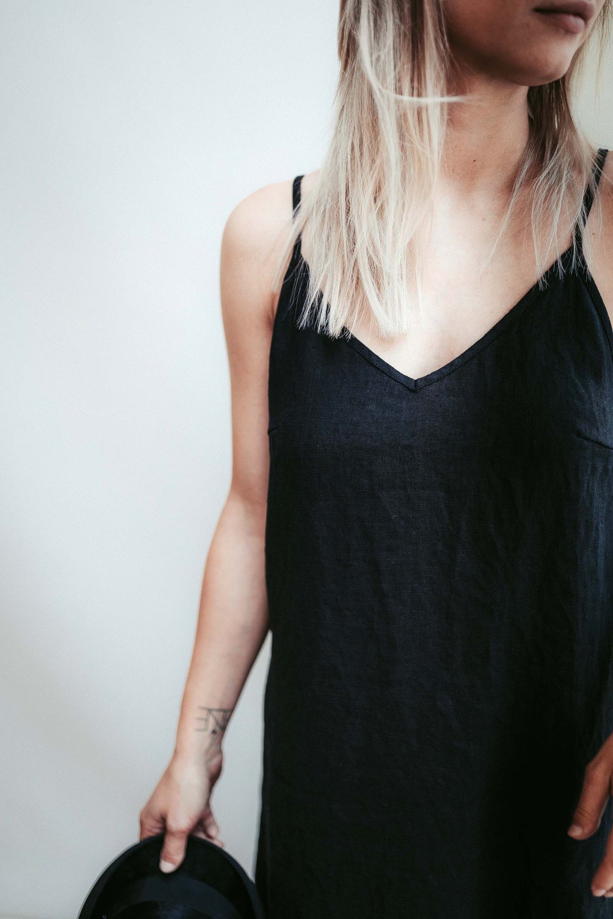 Maxi Slip Dress from Linen &#39;Angie&#39;, Cami Dress