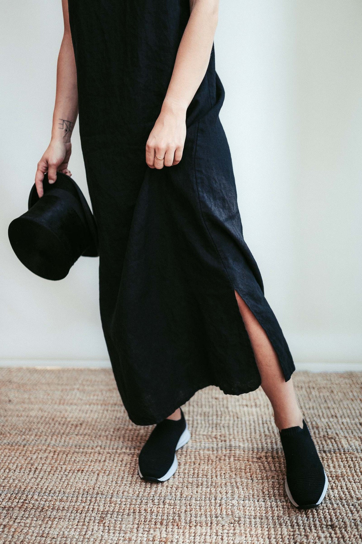 Maxi Slip Dress from Linen 'Angie', Cami Dress - Linenbee