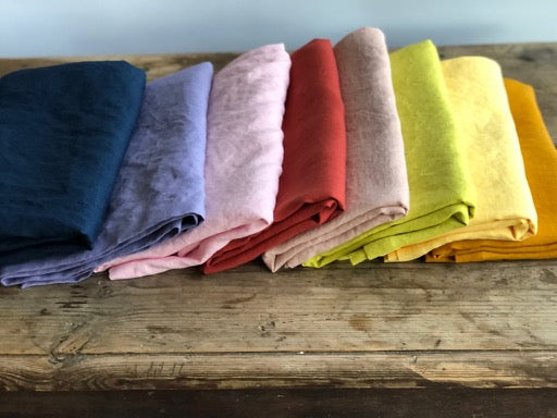 Pink Linen Tablecloth, Romantic Table Cloth