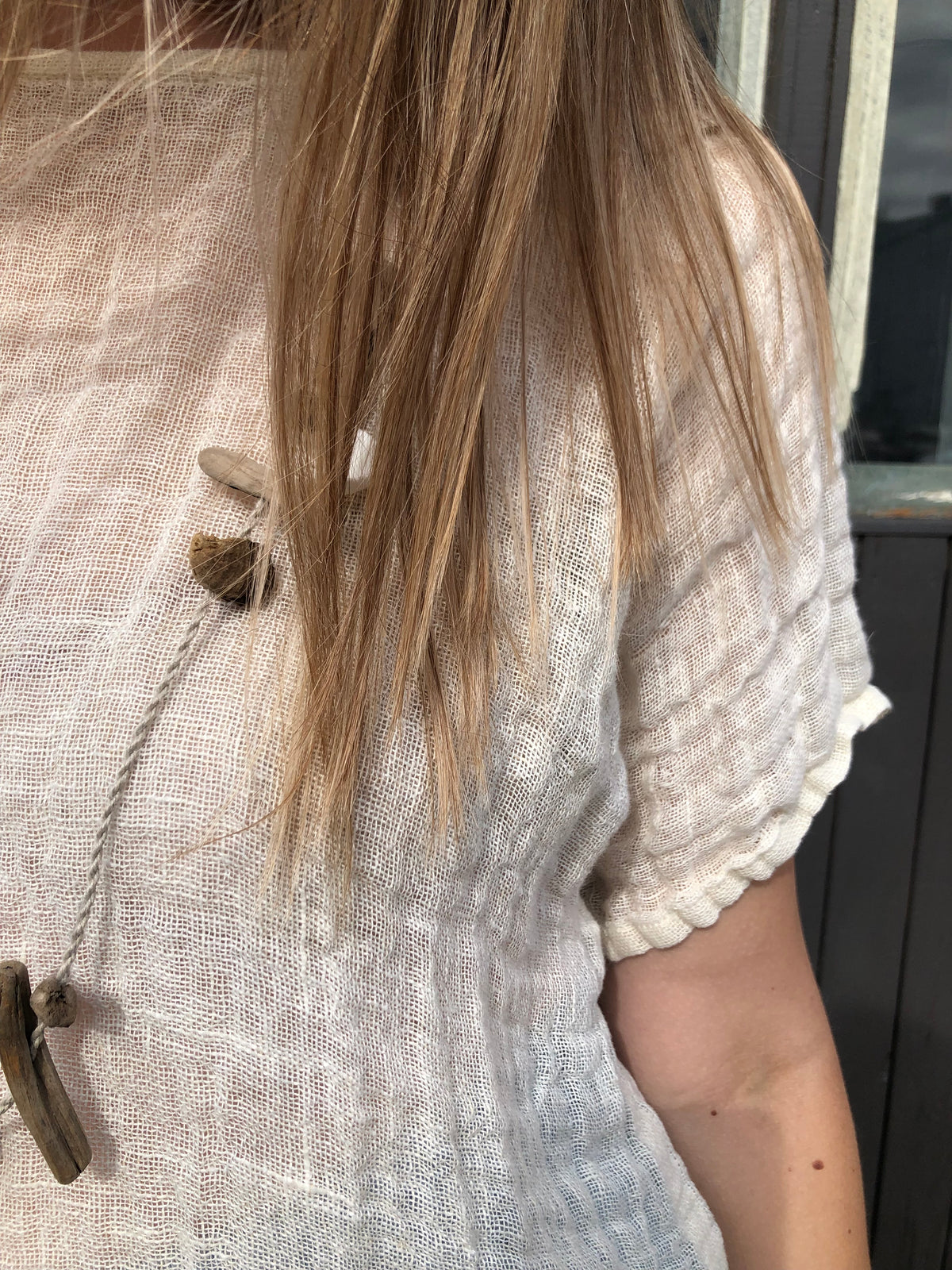 Oversized Boho Top &#39;Olivia&#39; from Linen Gauze