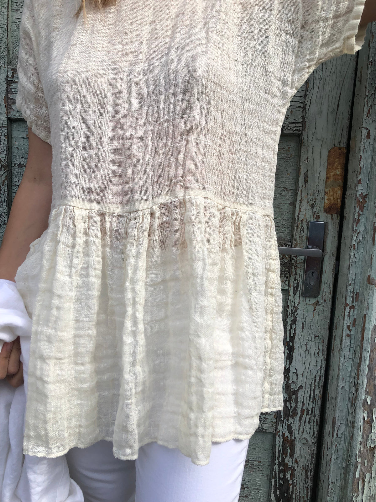 Oversized Boho Top &#39;Olivia&#39; from Linen Gauze