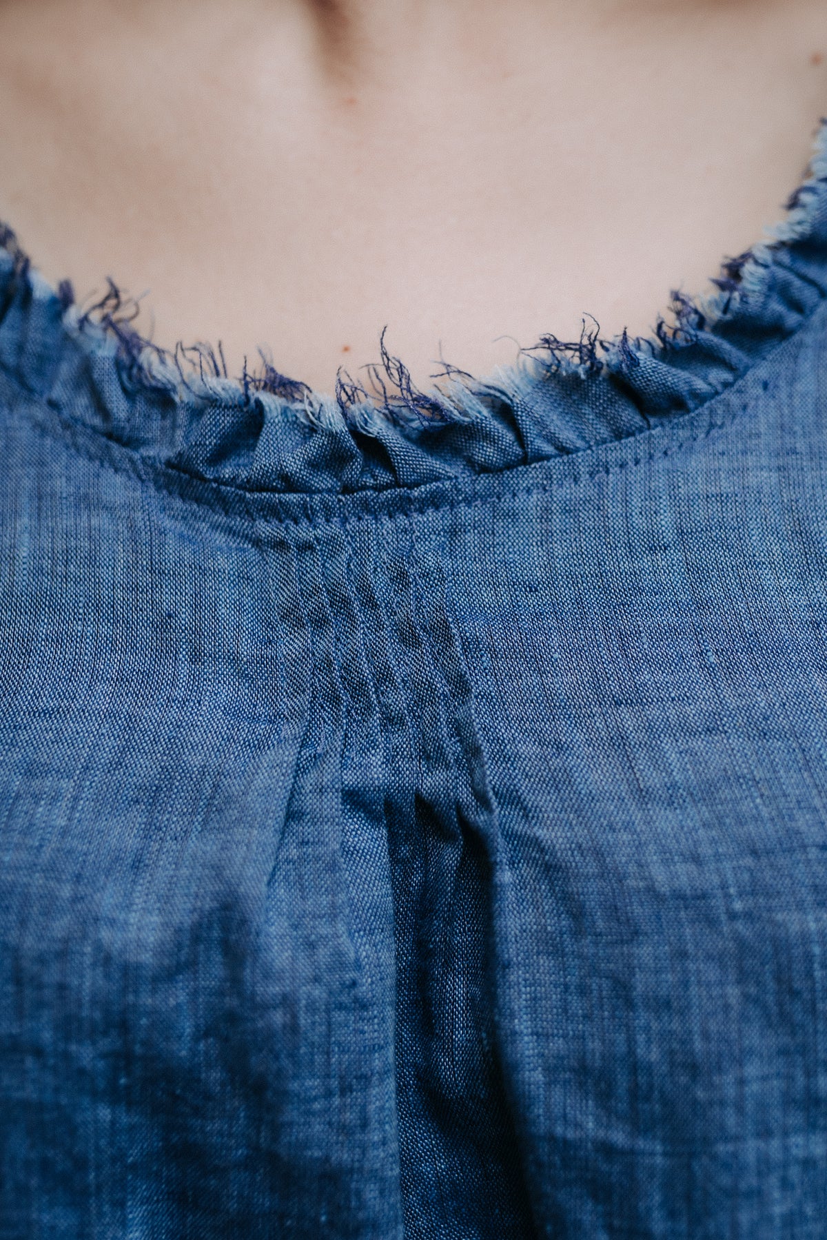 Oversized Linen Top Edith, Loose Plus Size Top Linen