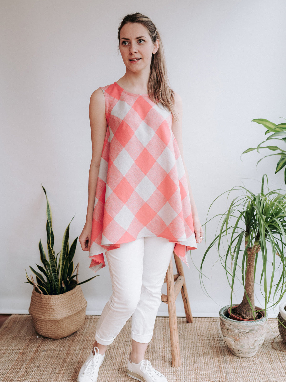 Sleeveless Linen Top &#39;Pearl&#39;