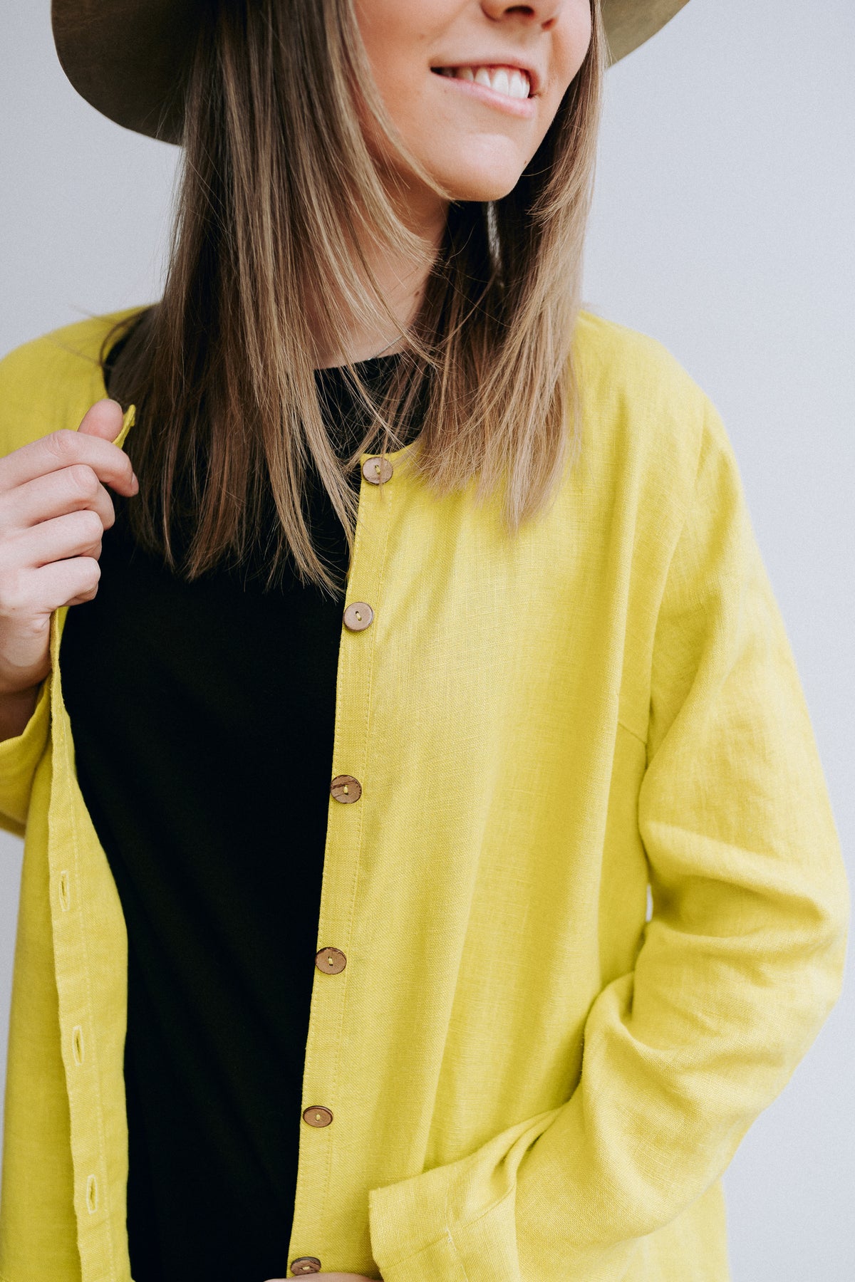 Linen Duster Women &#39;Leigh - long&#39; Full length