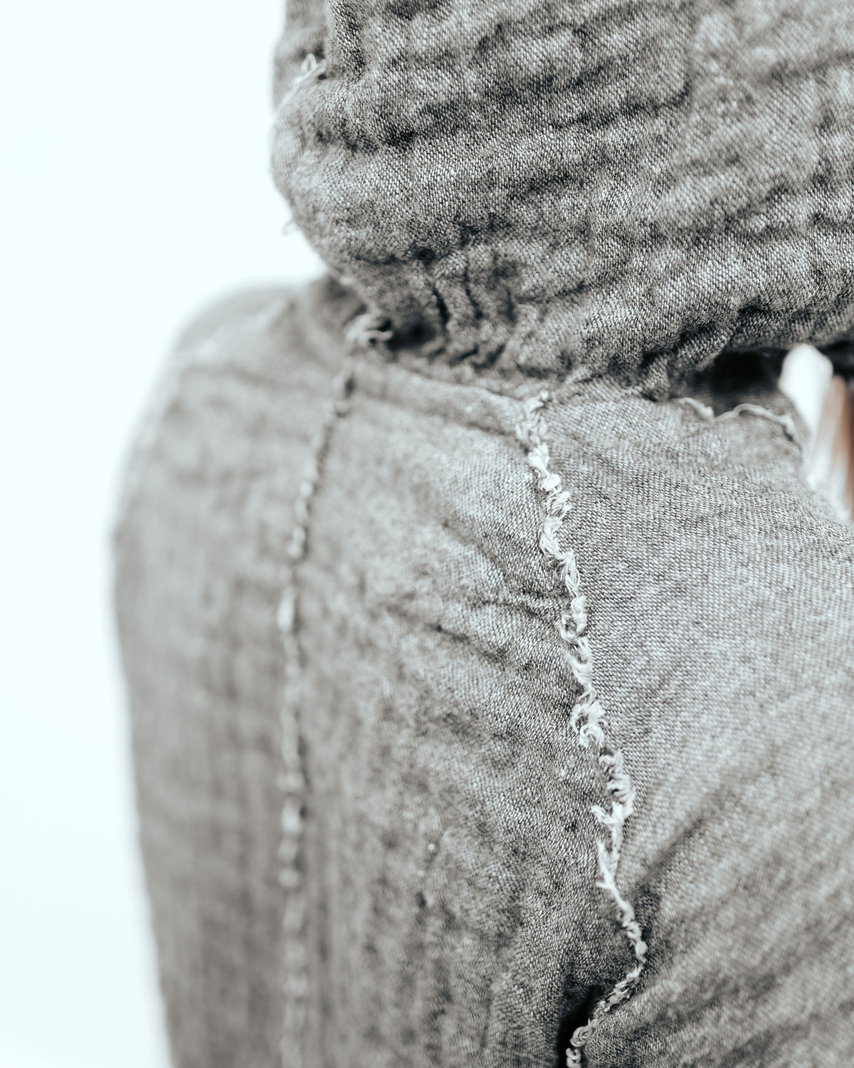 Linen and Wool Hooded Sweater &#39;Ulla&#39;