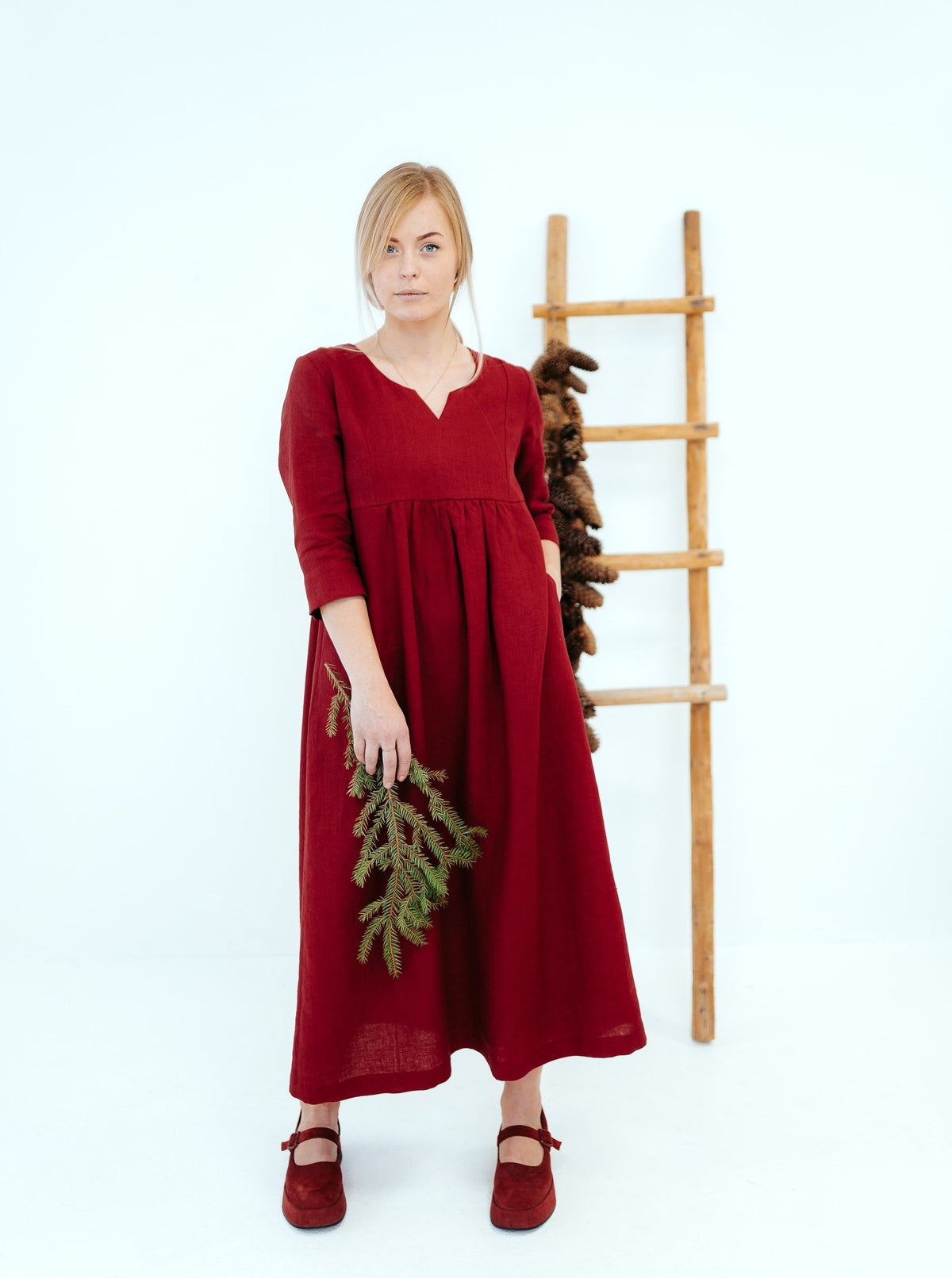Maxi Linen Dress 'Dahlia' Maxi Linen Dress 'Dahlia'