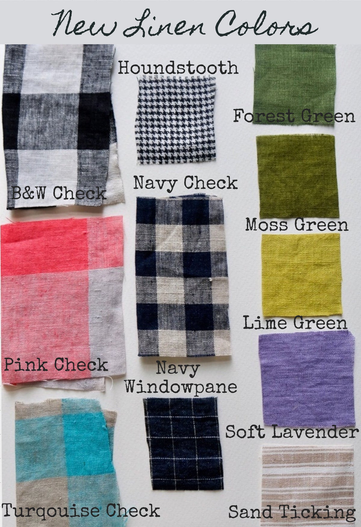 Linen Fabric Samples
