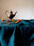 Linen tablecloth in Deep Teal, linen tablecloths in many colors