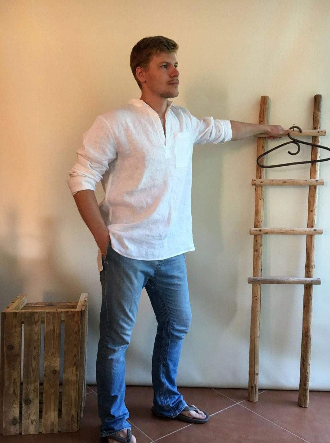 Linen Shirt Men, Mens Shirt Linen Shirt Men, Mens Shirt