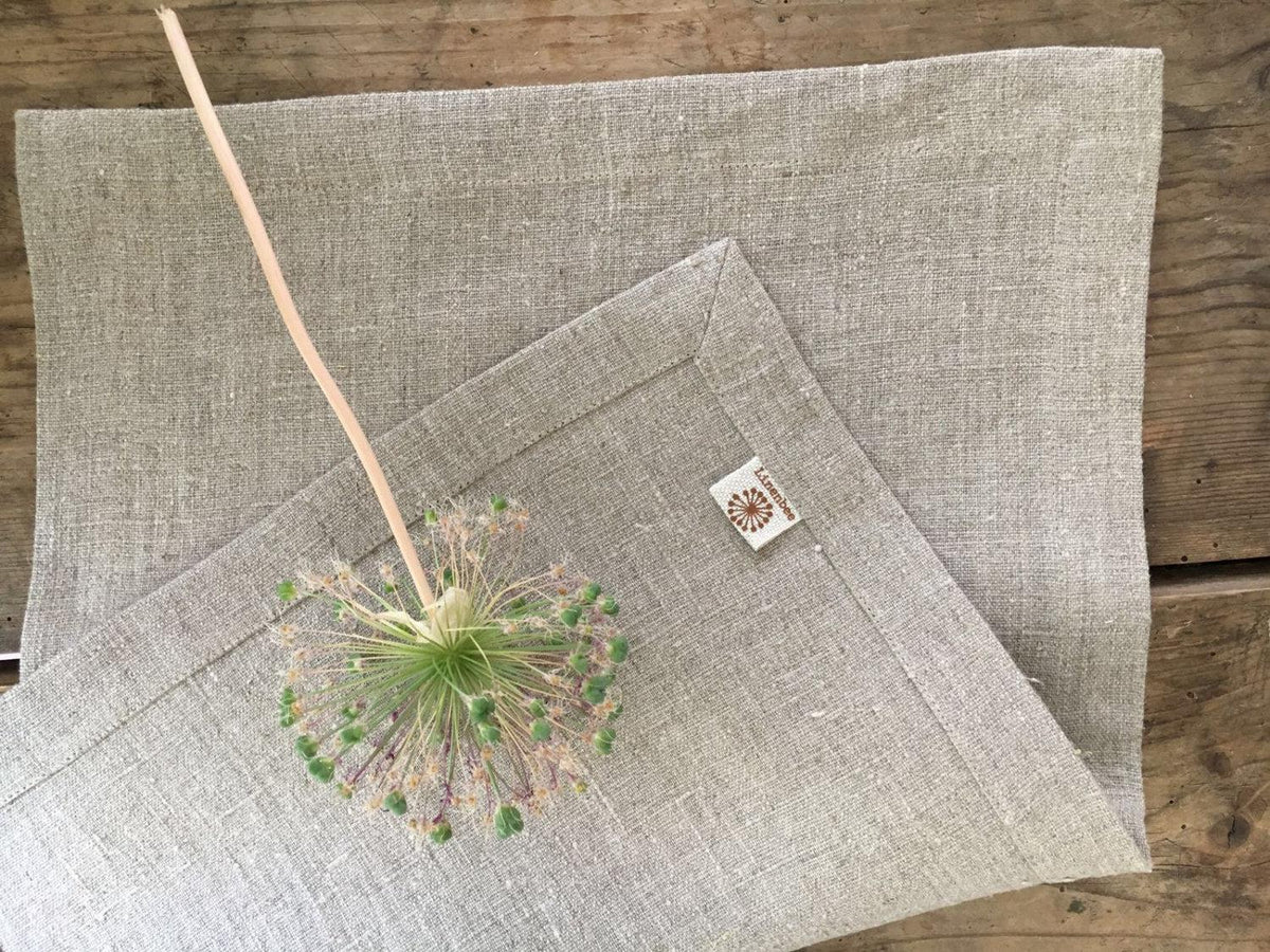 Linen Placemats, Cloth Place Mats, Set of 6 Placemats, Natural Placemats, Rustic Placemats, Country Placemats Table placemats grey placemats