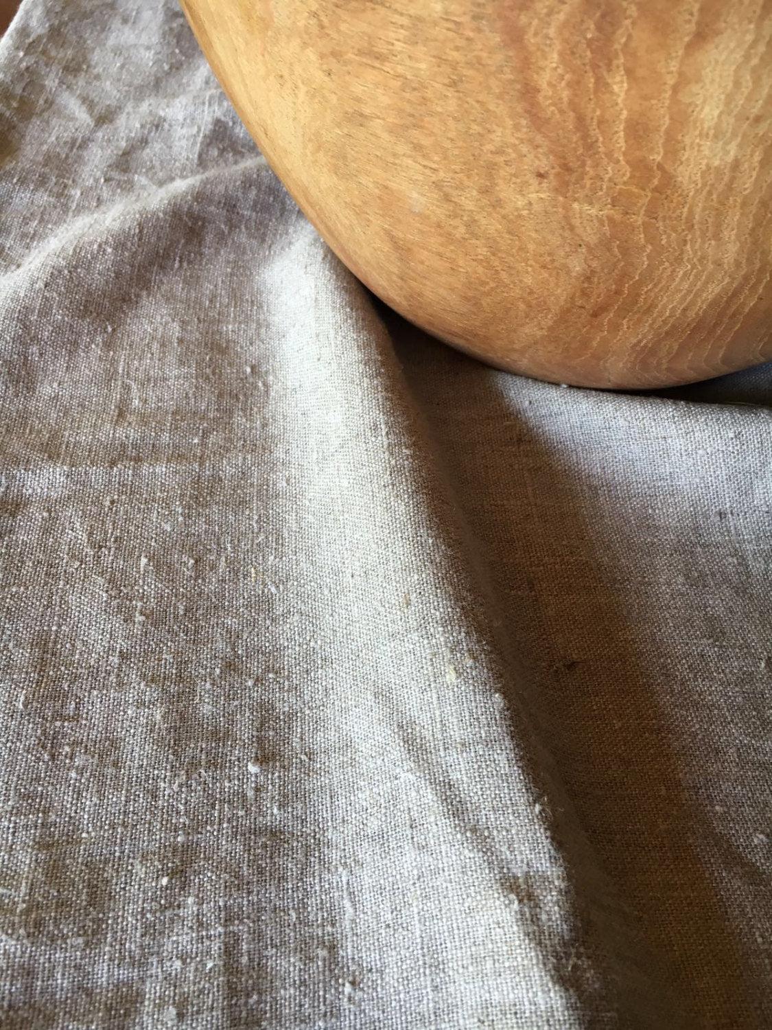 Natural Linen Table Cloth, Rustic Gorgeous texture Taupe Linen Tablecloth Rectangle, Tablecloth Square, Farmhouse Table, Tablecloth linen