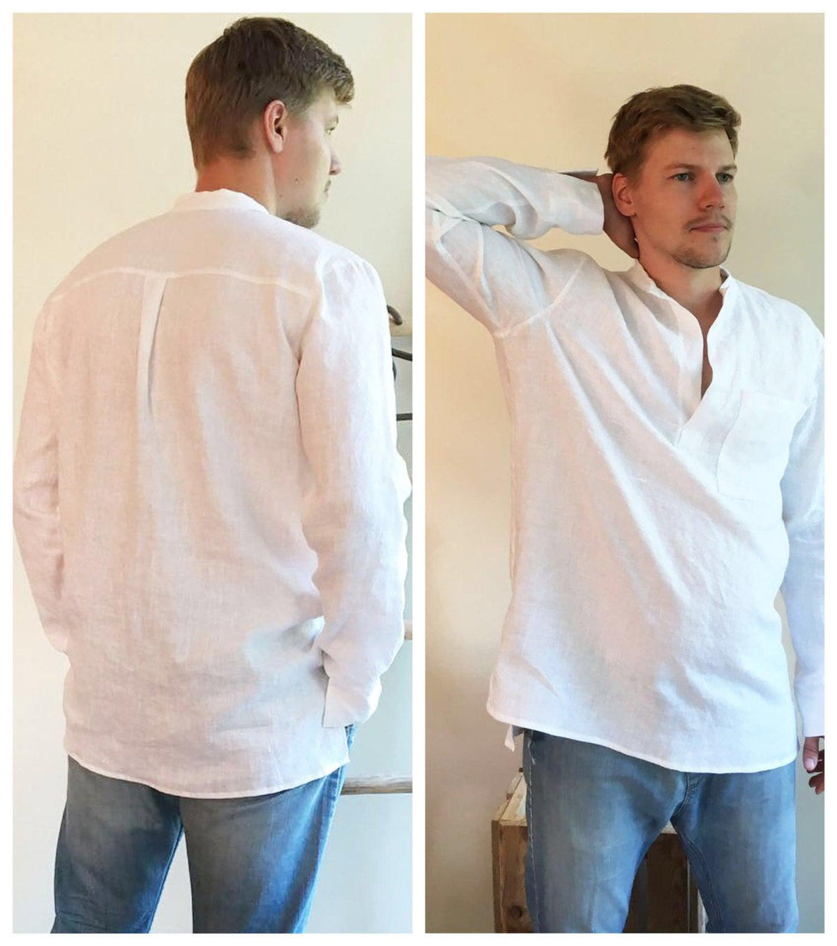 Linen Shirt Men, Mens Shirt - Linenbee