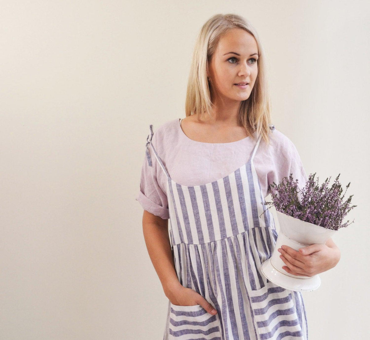 Linen Strap Dress, Linen Jumper Dress, Sundress, Sleeveless Dress, Womens Sundress, Plus Size Dress, Linen Dress Women Jumper Pinafore