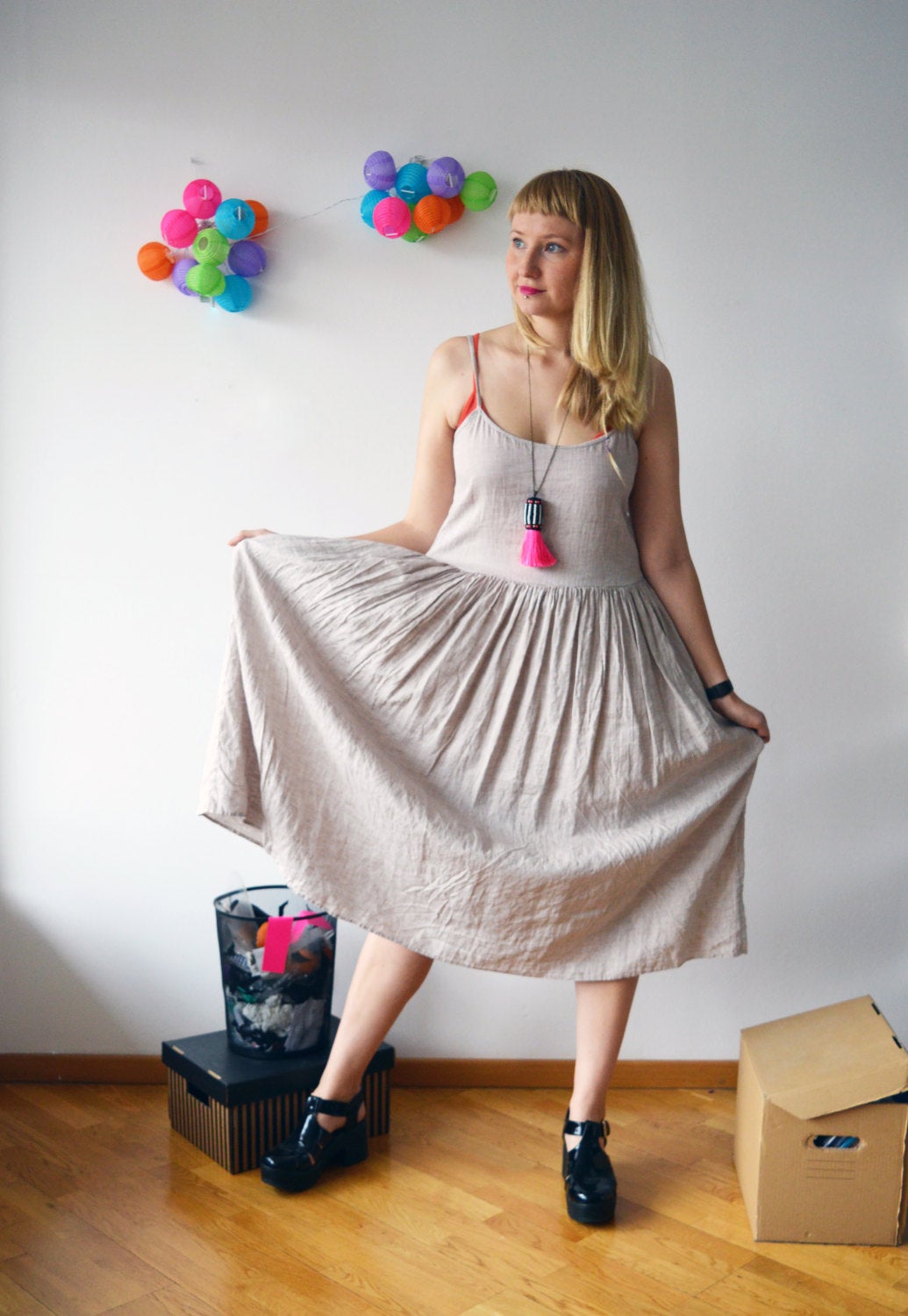 Linen Pinafore Dress, Linen Strap Dress, Sleeveless Maxi Dress, Linen Maxi Sundress, Plus Size Dress, Linen Dress Women Jumper Pinafore Maxi