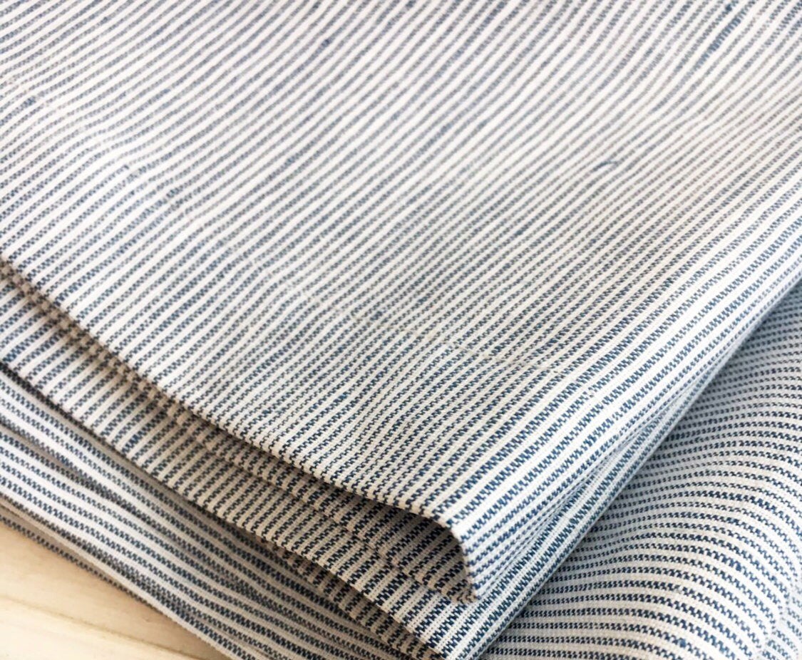 Natural Linen Pillowcases, Set of Two Linen Pillowcases with Cute Ties, Sham, Queen, King, Standard by Linenbee