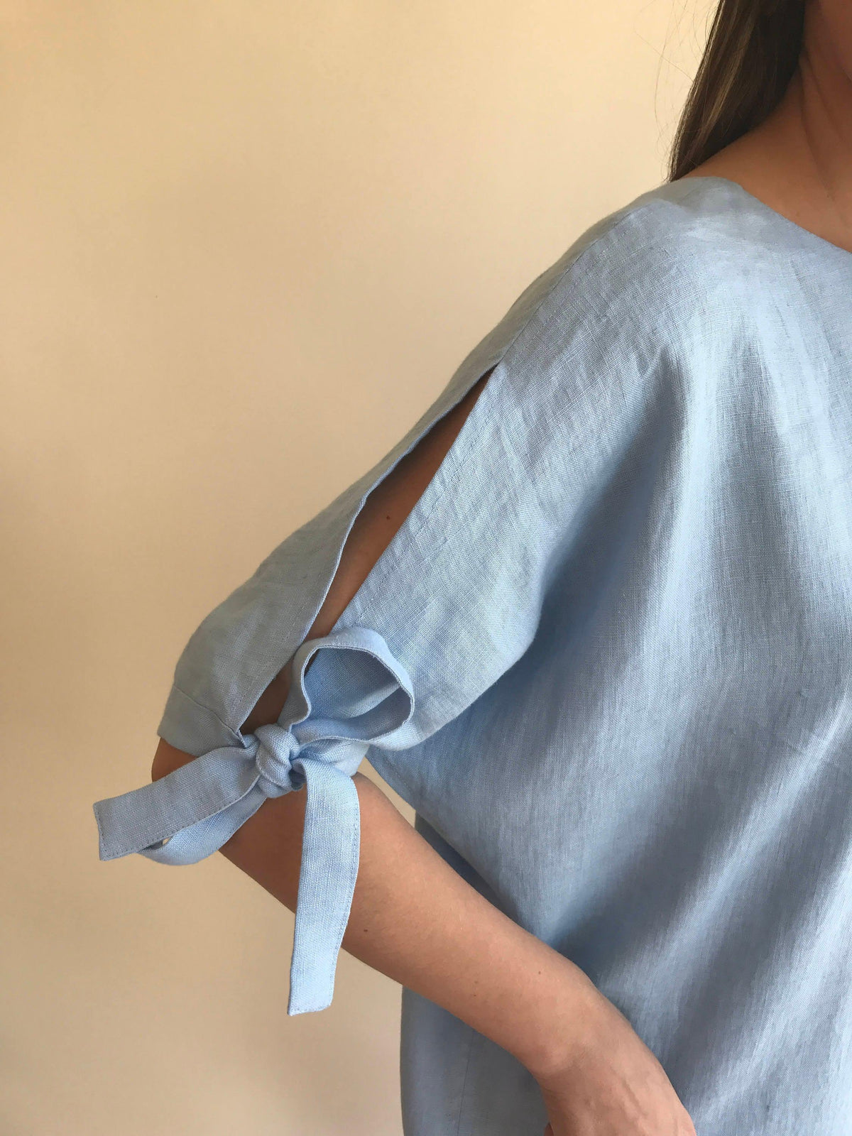 Loose Batwing Linen Dress 'Tina' Loose Batwing Linen Dress 'Tina'