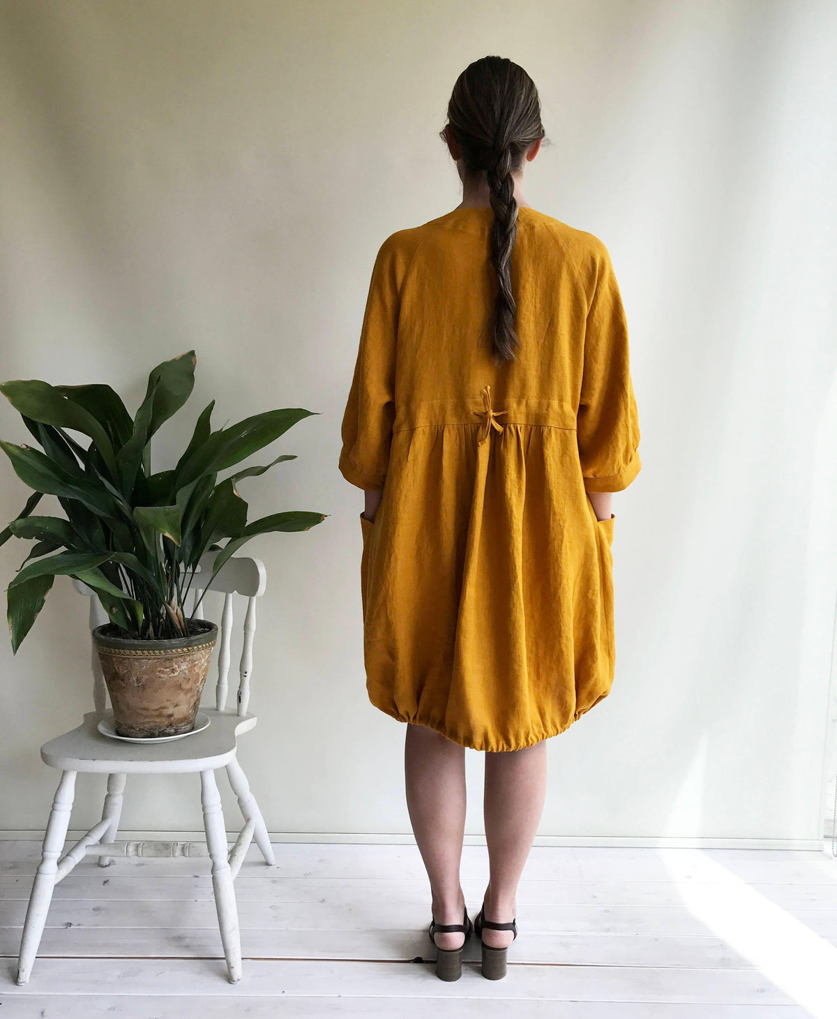Linen Dress for Women, Dress with Sleeves Linen Dress for Women, Dress with Sleeves