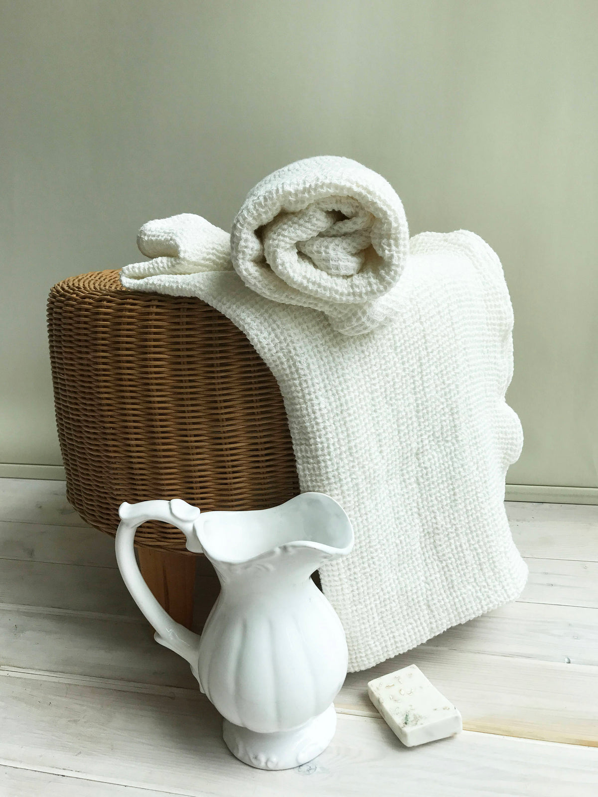 Waffle Towels for Bath, Linen Towels