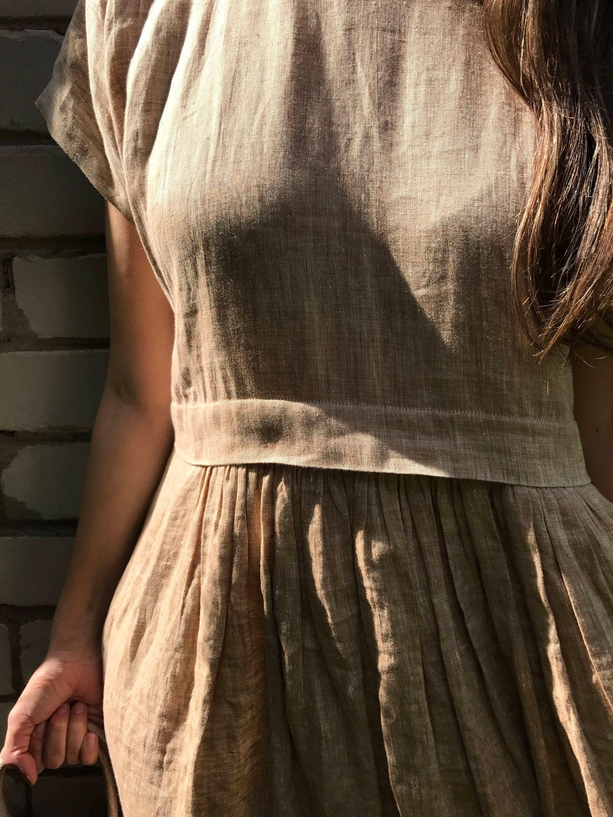 Linen Maxi Dress, Long linen dress, plus size maxi dress with sleeves, summer beach dress, plus size dress, maxi linen dress dress for women