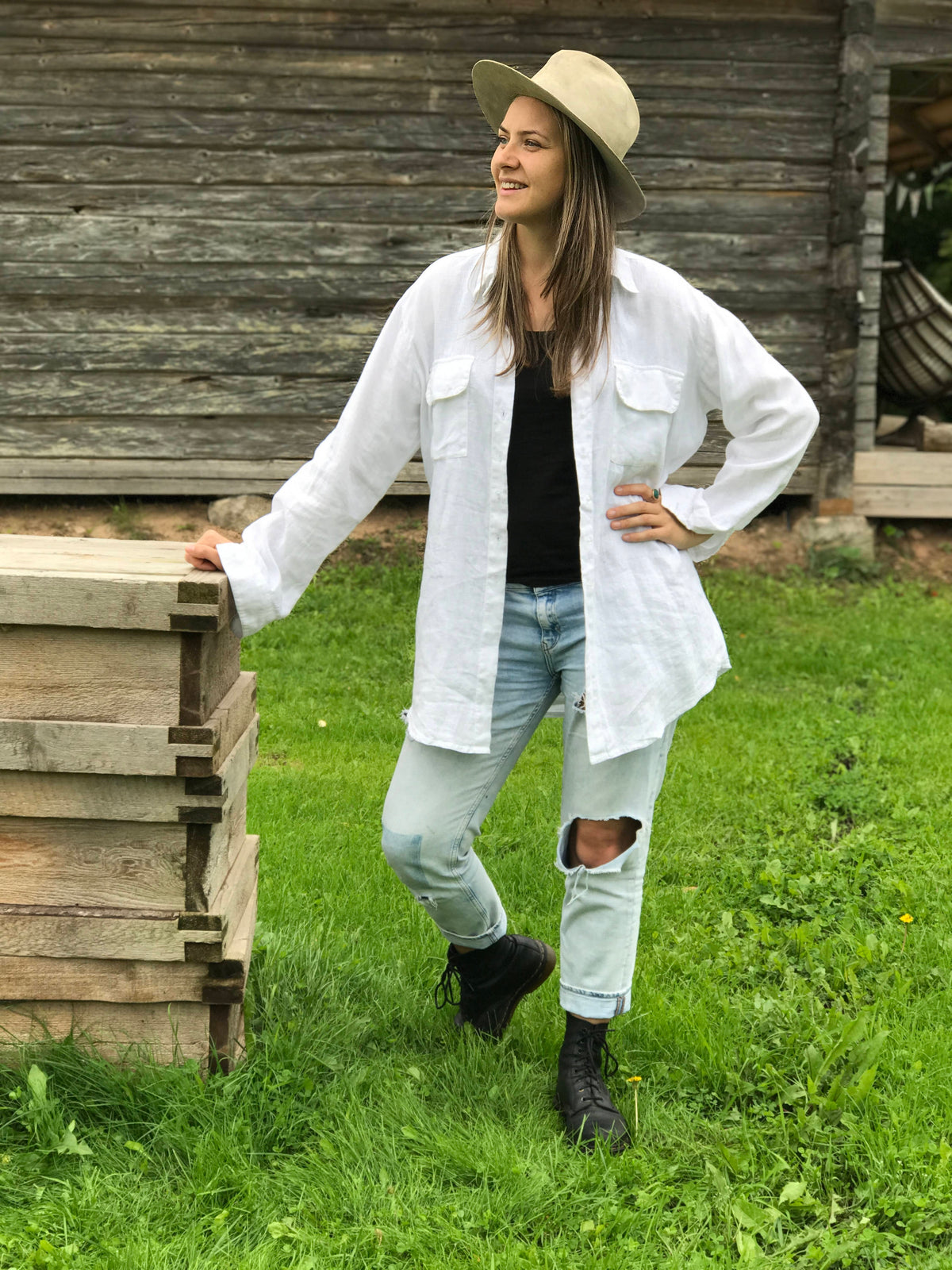 Womens Shirt, Linen Shirt, Loose plus size shirt, Button up shirt Women, Tunic Shirt, boyfriend shirt, linen jacket, boho shirt, Linen Top