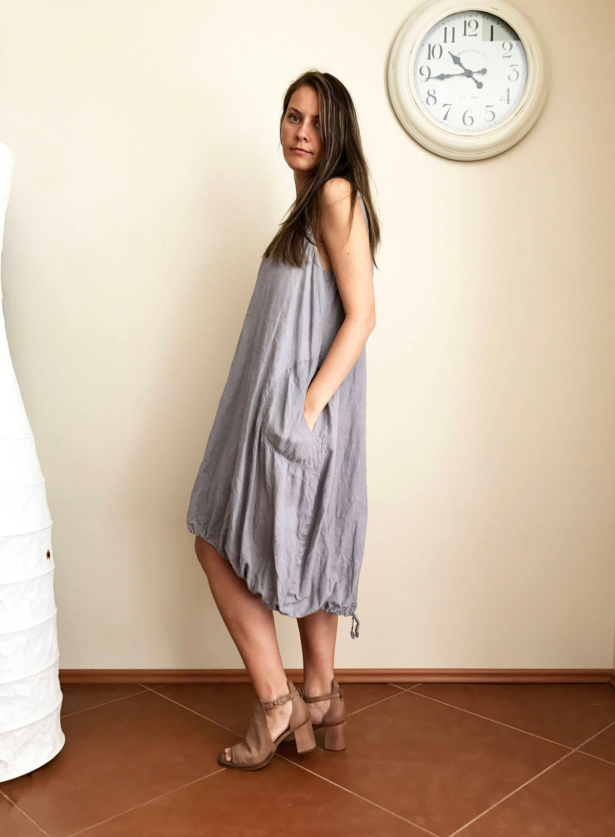 Sleeveless Dress, Loose linen Dress, Sleeveless Tunic Dress, Tunic for women, Plus size tunic, Plus size dress, linen tunics for women