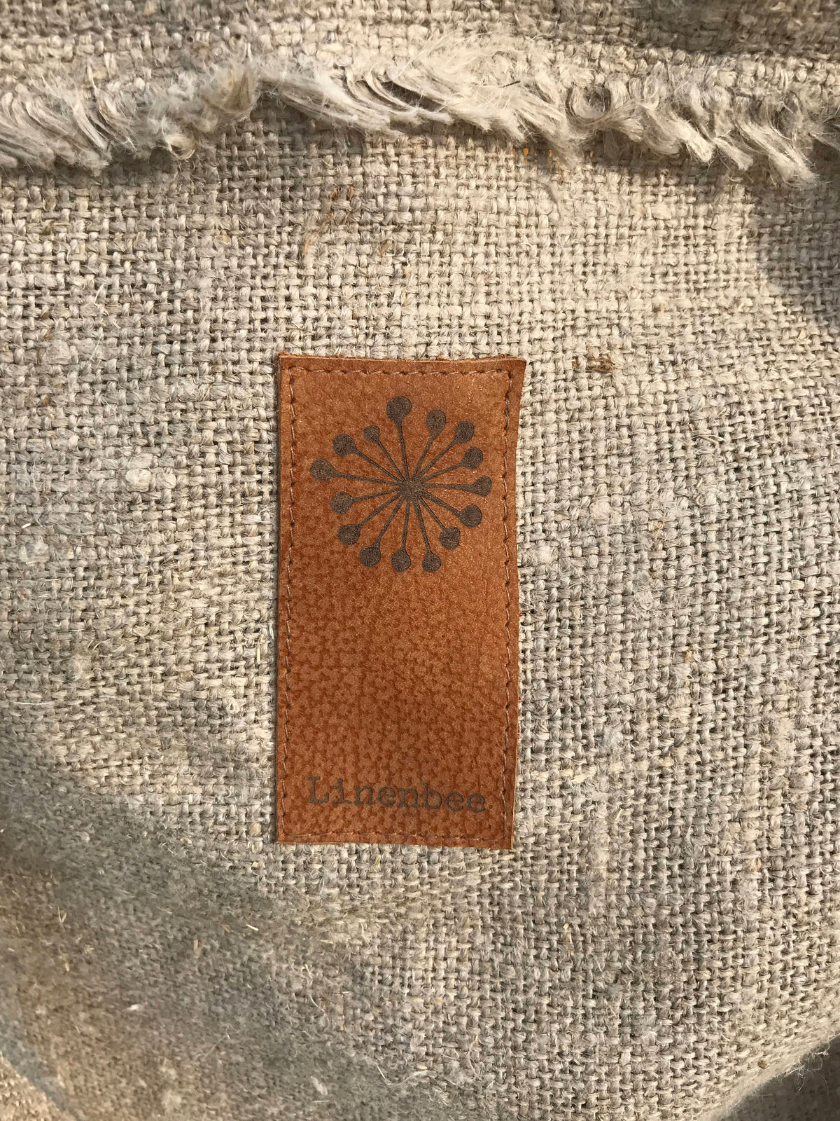 Burlap Shopping Bag, Rustic Linen Tote Bag, Natural Linen Canvas Tote Bag, Linen Handbag, Fabric Handbag, Shoulder bag, Grey Brown Handbag