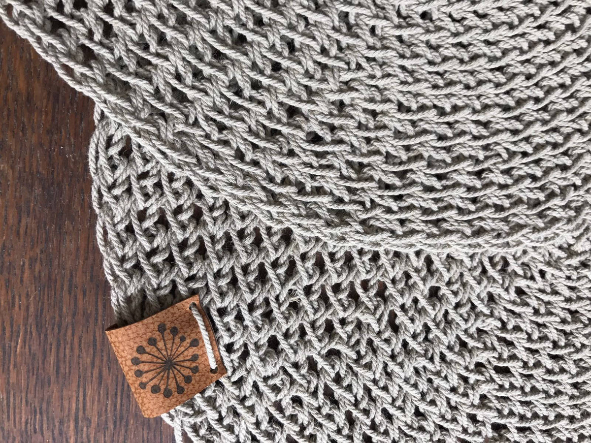 Round Linen placemats, Rustic Placemats, Circle Placemats, Country Placemats, Natural Placemats, Crochet Placemats, Natural linen placemats