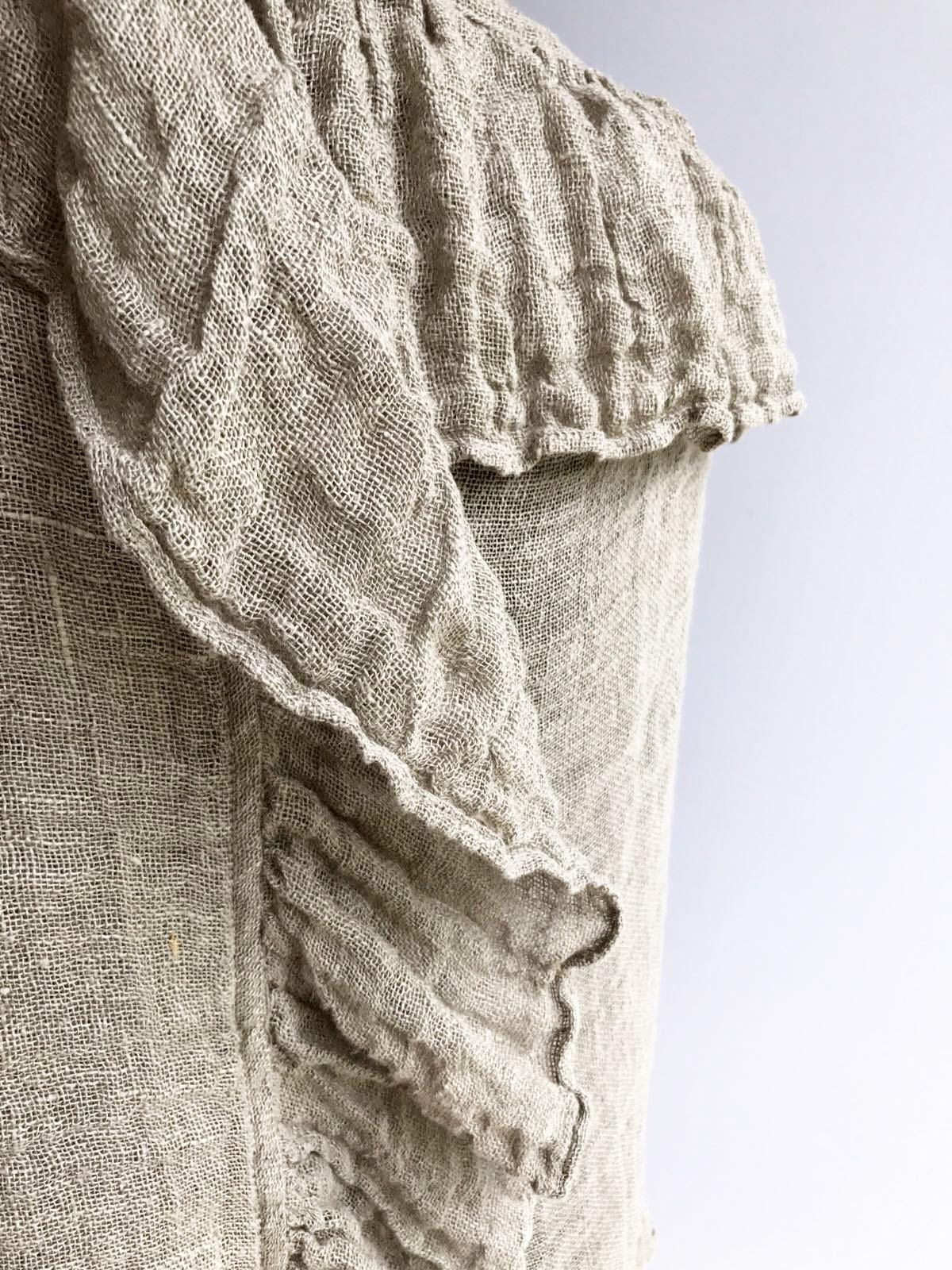 Wraps Shawl, Wedding Shawl, Womens Shawl, Linen Scarf With Ruffle, Gauzy Shawl, Extra long scarf, Pure linen wraps shawl, shawl with ruffle