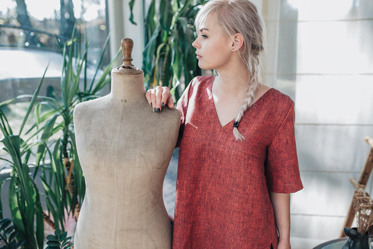 Linen Tunic Top, Plus size tunic, Linen Tunic for Women, Linen Tunic Plus Size, Womens tunic, Plus size clothing