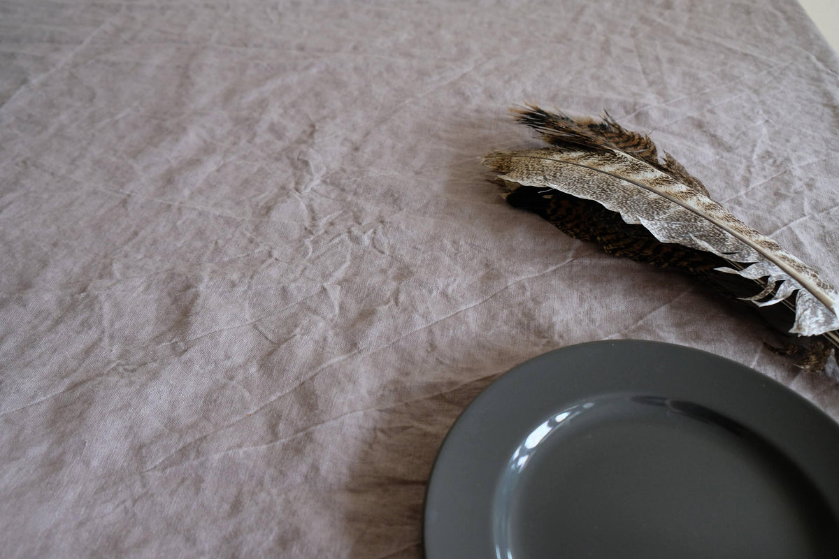 Light Grey Linen Table Cloth, Linen Tablecloth Rectangle, Tablecloth Square, Tablecloth linen, Custom Tablecloth, Grey Tablecloth