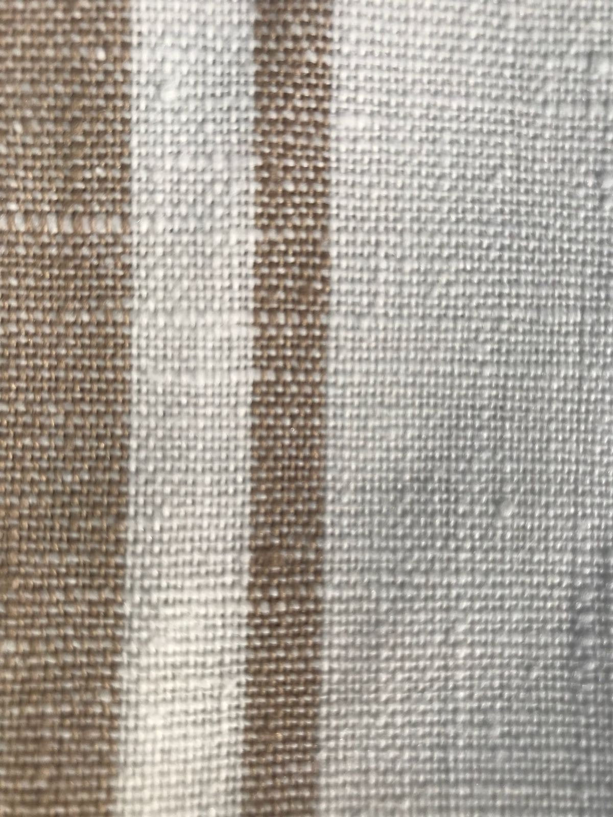 Beige tablecloth with White Stripes, French country, striped table cloth, wedding tablecloth, rectangle rustic table, country tablecloth