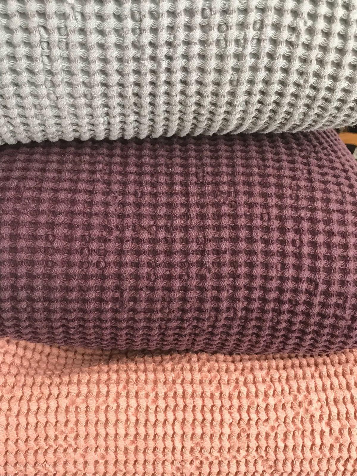 Voluminous Blanket, Linen and Cotton blend blanket, Linen throw, Natural Blanket, Linen coverlet, Daybed blanket, Christmas gift