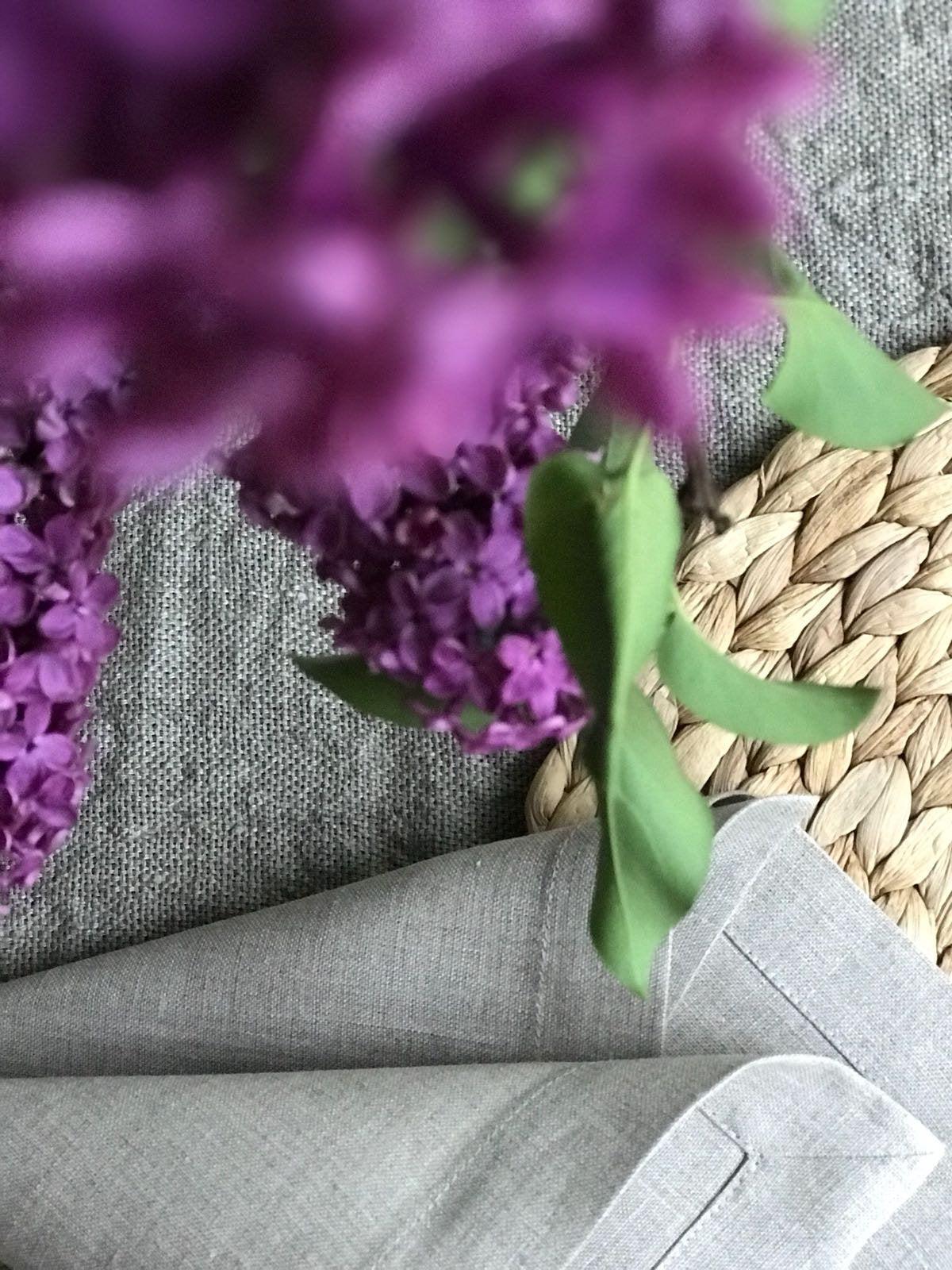 8 Linen Napkins, Natural Linen Napkins, Set of Eight Cloth Napkins, Christmas table, Cocktail Napkins Wedding, Diner Napkins, Large Napkins