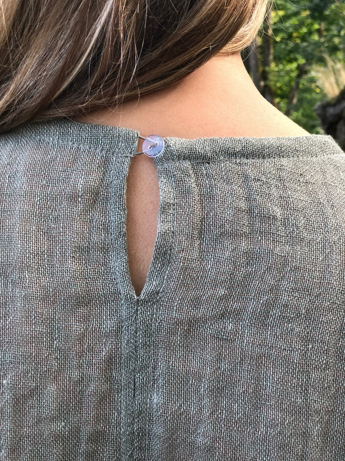 Linen Gauze Top &amp;#39;Sophia&amp;#39; with Long Sleeves, Linen Blouse, Linen Shirt with Sleeves Plus size shirt Gauzy top Rustic net top long sleeves