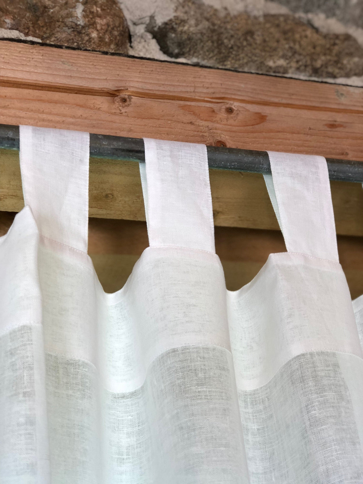 Linen Curtain Panel,White Curtains, Sheer Curtains, Linen Drapes, Long Curtain, Linen Curtains, Curtain Panels, Boho