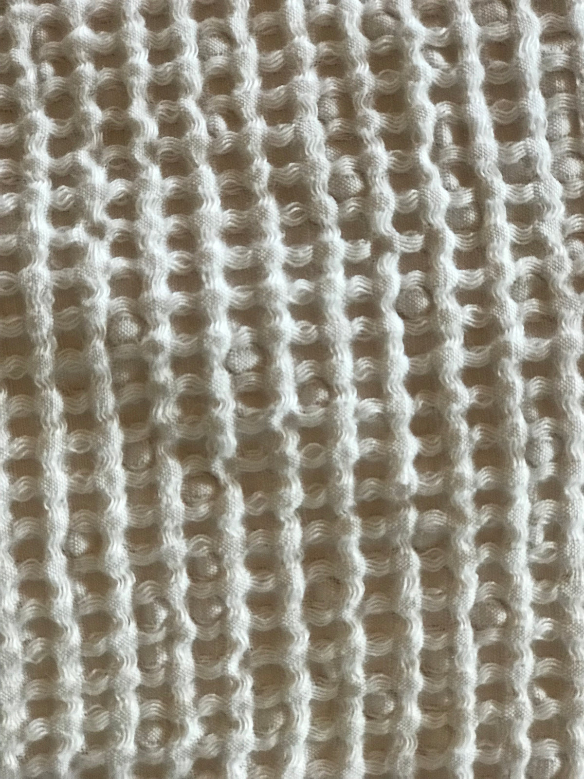 White Blanket, Linen and Cotton blend blanket, Voluminous Linen throw, Natural Blanket, Linen coverlet, Daybed blanket, Christmas gift