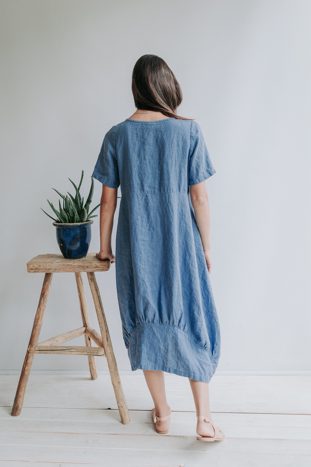 Linen Dress &amp;quot;Samantha&amp;quot; With Sleeves, Long Dress, Linen Beach Dress, Womens Dress, Plus Size Dress, Loose Linen Dress Women Beach Dress Linen