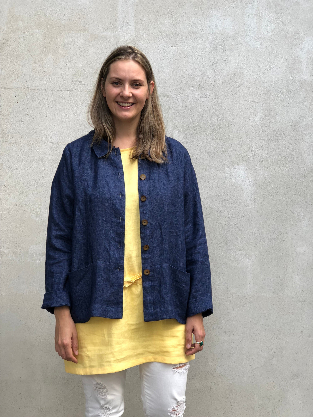 Linen Tunic &amp;#39;Amelia&amp;#39;, Yellow Summer Tunic, Beach Tunic Linen Shirt, Plus size linen Tunics for women Long Shirt, Linen Dress Women Plus Size