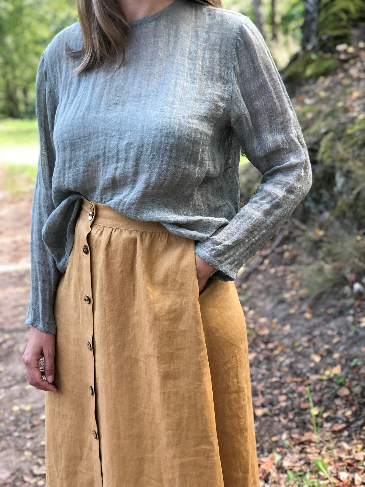 Maxi Linen Skirt India | Falda de lino, Ropa, Faldas largas de vestir