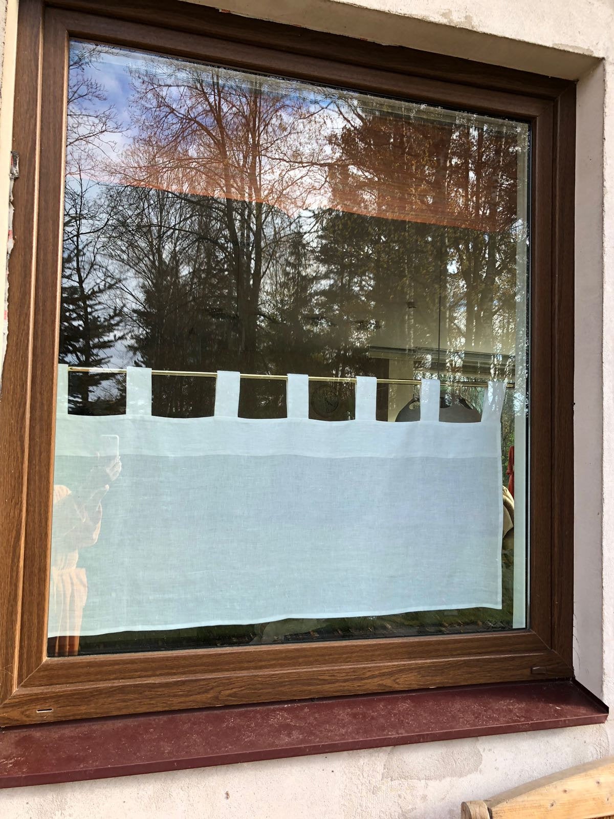 Linen Cafe Curtain, White Linen Curtain Panel, Linen Valance, Privacy Curtain, Kitchen Curtain Linen Kitchen Valance Cupboard Curtain Custom