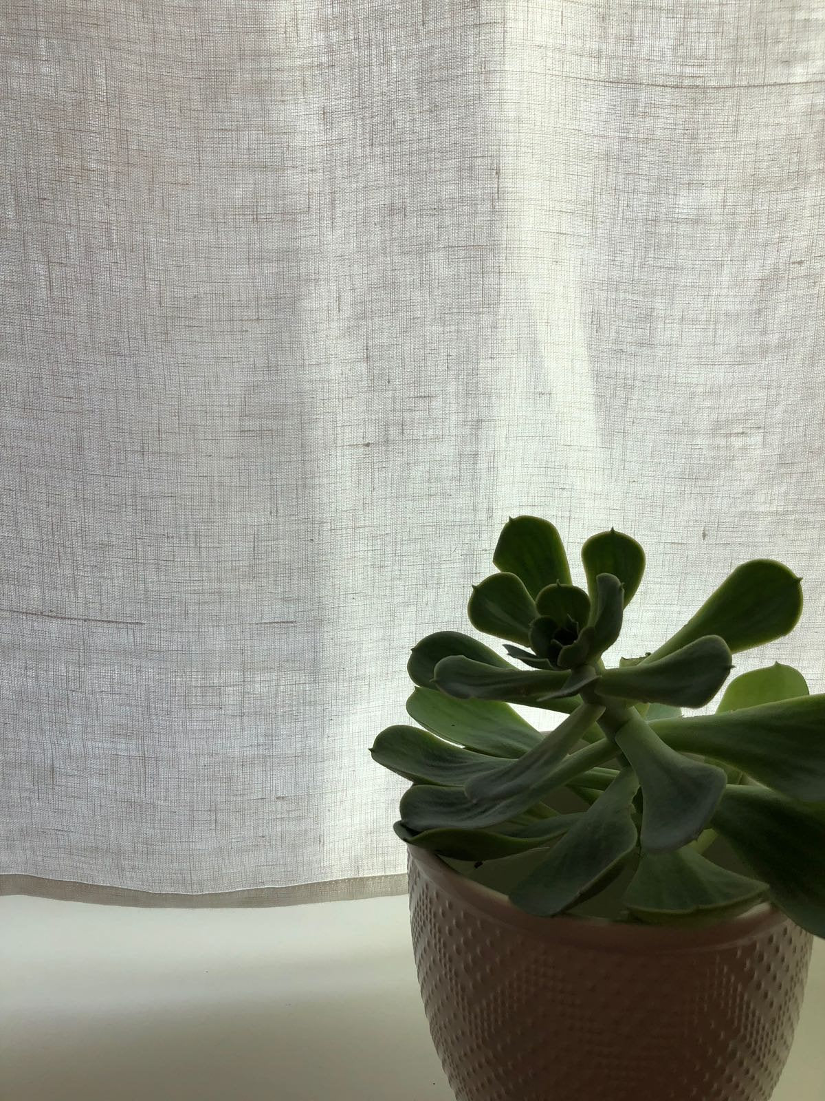 Linen Cafe Curtain, White Linen Curtain Panel, Linen Valance, Privacy Curtain, Kitchen Curtain Linen Kitchen Valance Cupboard Curtain Custom