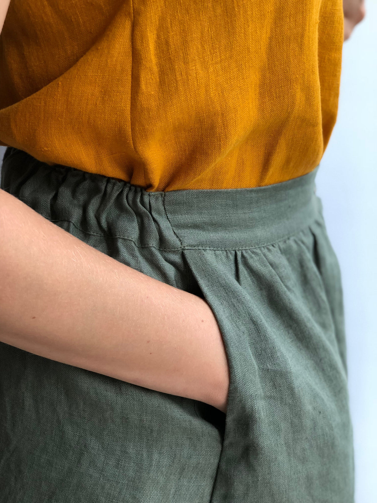 Linen Skirt with Buttons, Boho Skirt, Midi Skirt, Skirt with Pockets, Womens Skirts, Linen skirt Midi, Skirts for Women, Linen Skirt Pockets