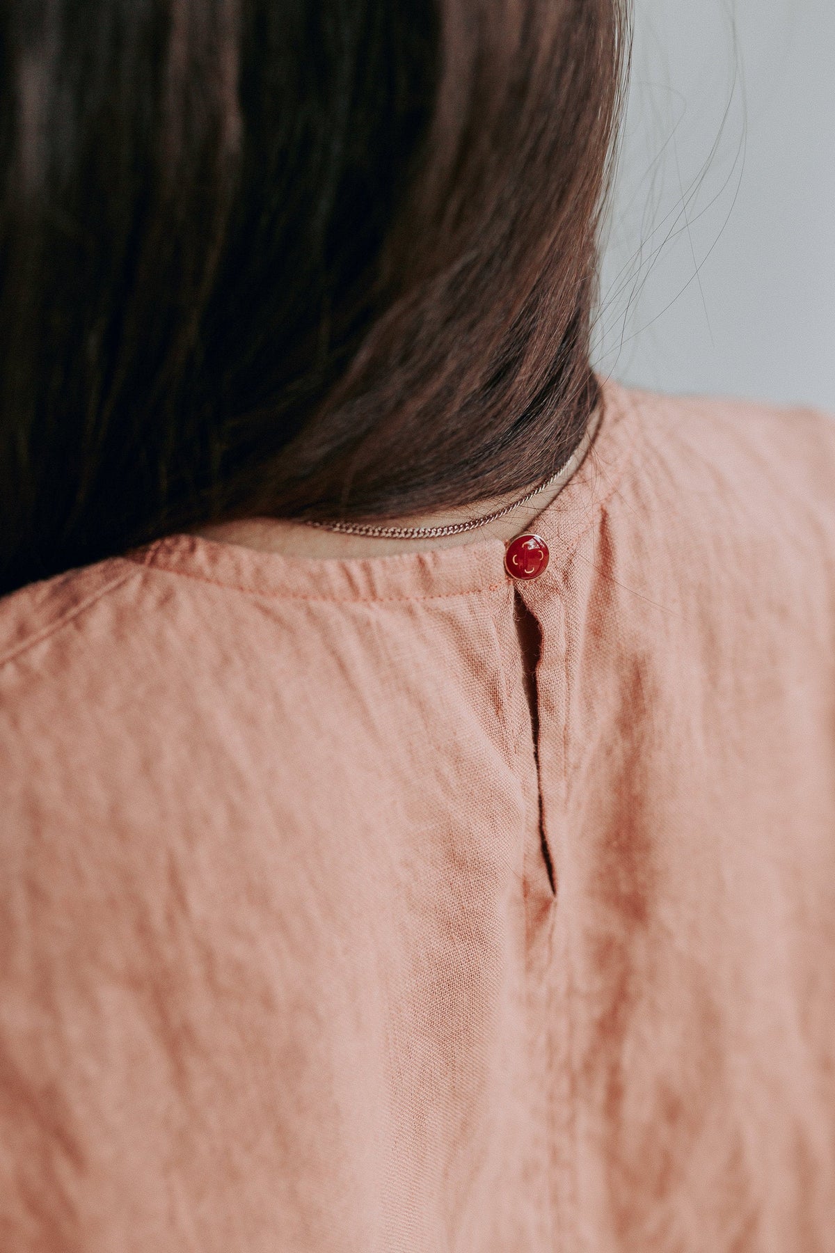 Linen Tunic with Ruffles &amp;#39;Shirley&amp;#39;, elegant linen tunic top, linen tunic for women, linen blouse woman, formal linen tunic ruffled, chic top