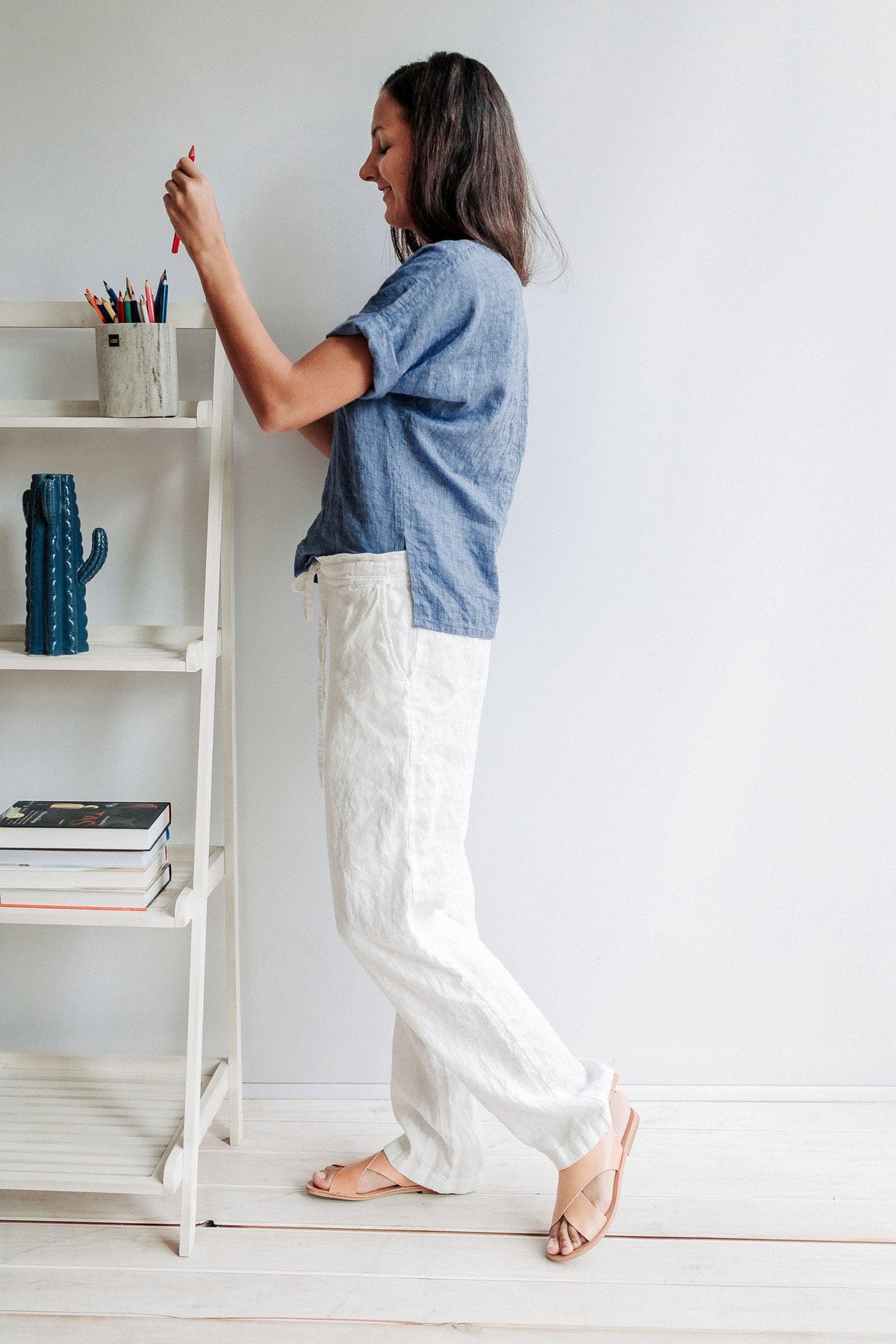 Linen Pants, Linen Trousers, Womens Pants, Womens Trousers, White Trousers, Beach Pants, Pants for Women, Plus Size Pants,