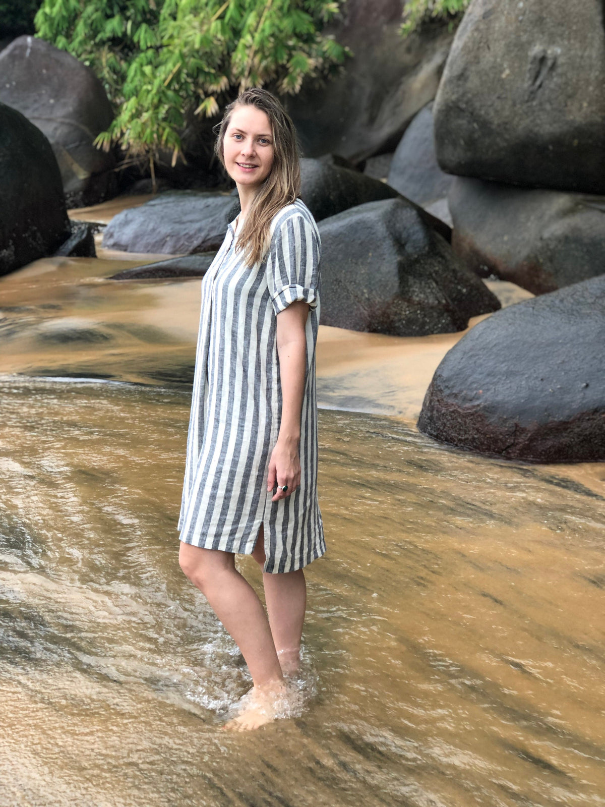 Linen Tunic Dress &amp;quot;Tia&amp;quot;, Tunic Plus Size, Linen Dress for Women, Linen Tunic Dress, Womens tunic, loose linen tunics, plus size clothing