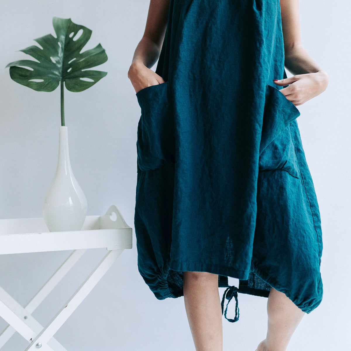 Loose Linen Dress &amp;#39;Diana&amp;#39;, Sleeveless Dress, Sleeveless Tunic Dress, Tunic for women, Plus size tunic Plus size dress linen tunics for women