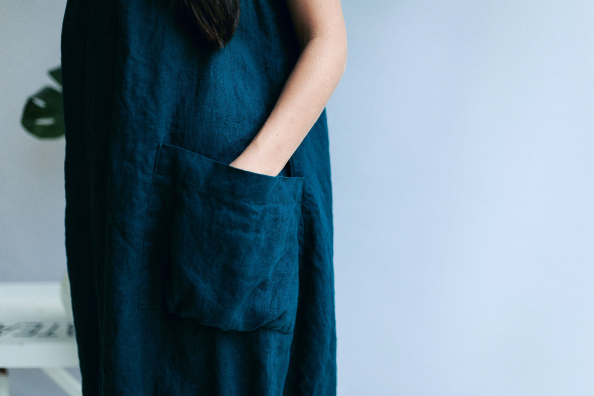 Loose Linen Dress &amp;#39;Diana&amp;#39;, Sleeveless Dress, Sleeveless Tunic Dress, Tunic for women, Plus size tunic Plus size dress linen tunics for women